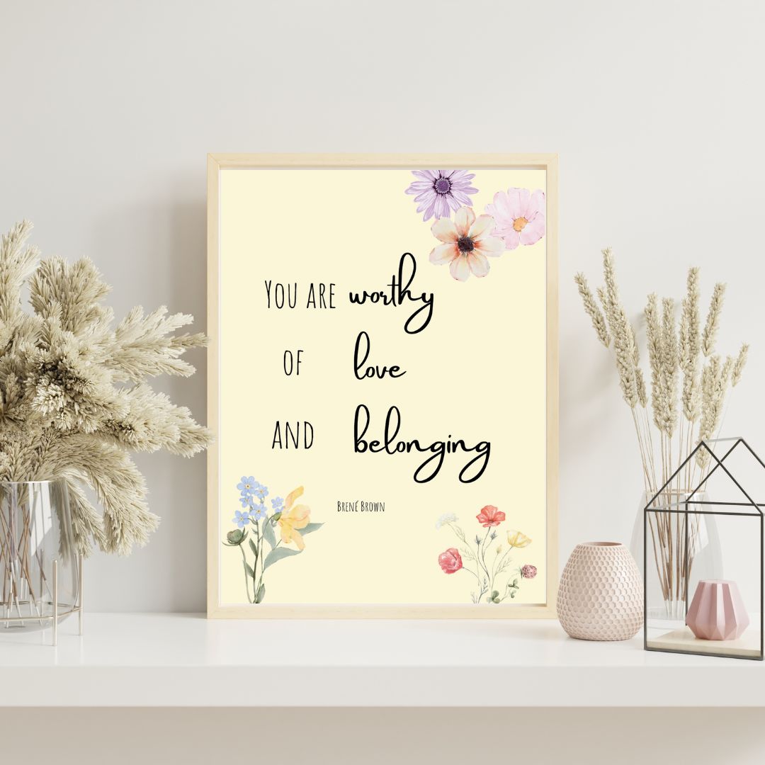 Printable - Love & Belonging (Brene Brown)