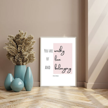 Printable - Love & Belonging (Brene Brown)