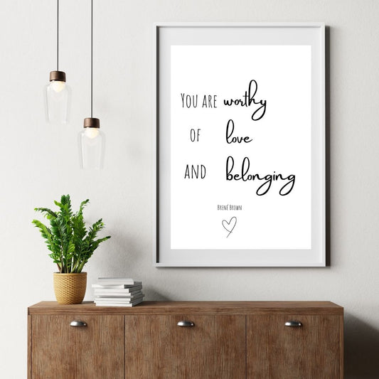Printable - Love & Belonging (Brene Brown)